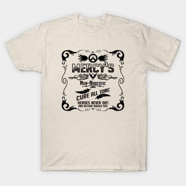 Mercy's Cure All Tonic T-Shirt by MadKingKev